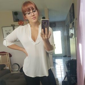 Lush off-white top